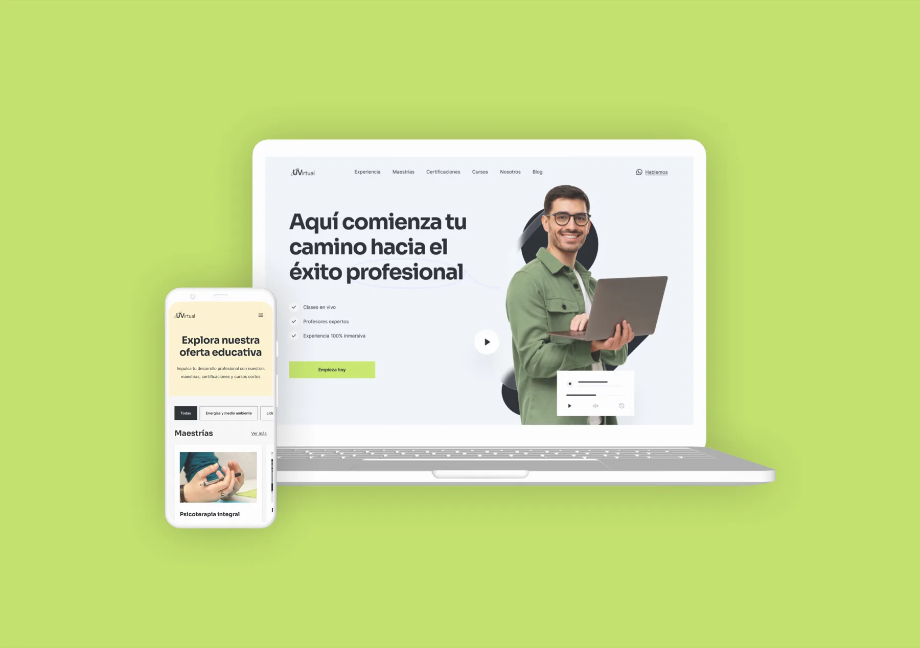 Preview del proyecto Flow Conversión